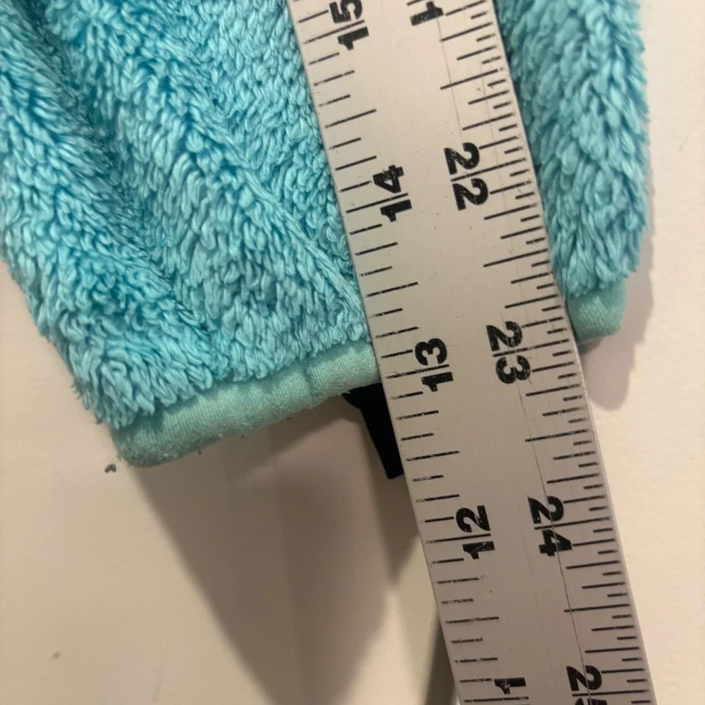 The North Face Osito Fleece Jacket Womens XS Turquoise Blue Full Zip Soft Fuzzy